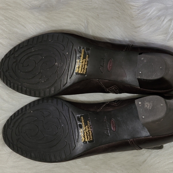 Clarks Tige DE Cuir Leather ankle Booties - Picture 16 of 17